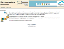 Tablet Screenshot of filer.regiondata.no